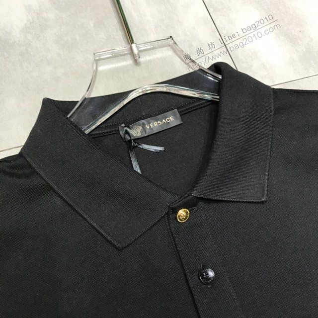 Versace男短袖 範思哲2020新款男裝 新款翻領T恤 POLO衫  tzy2487